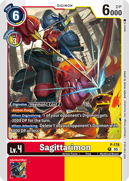 Sagittarimon, Limited Card Pack -Another Knight- · P-178