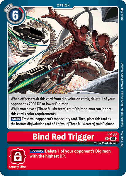Bind Red Trigger, Limited Card Pack -Another Knight- · P-180