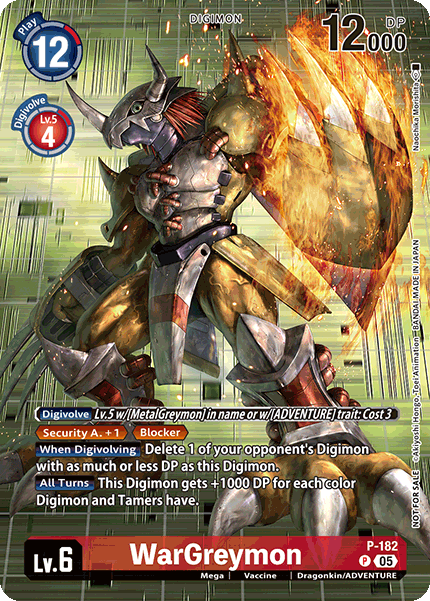 WarGreymon, World Convergence · P-182