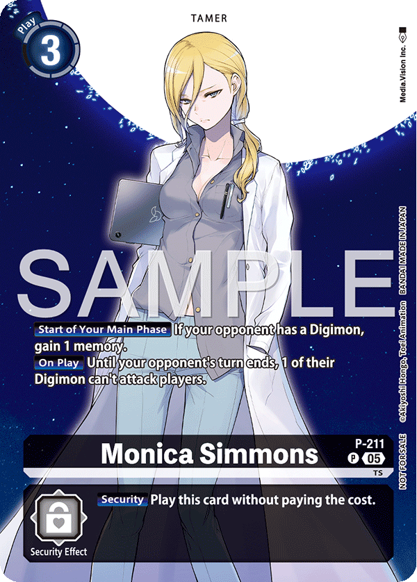Monica Simmons, Digimon Promotion Cards · P-211