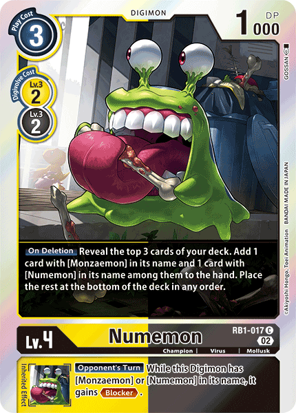 Numemon, Resurgence Booster · RB1-017