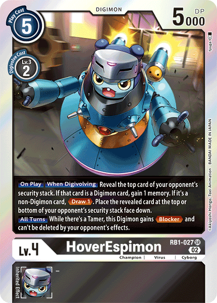 HoverEspimon, Resurgence Booster · RB1-027