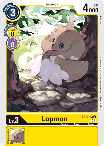 Lopmon, Starter Deck 10: Parallel World Tactician · ST10-03