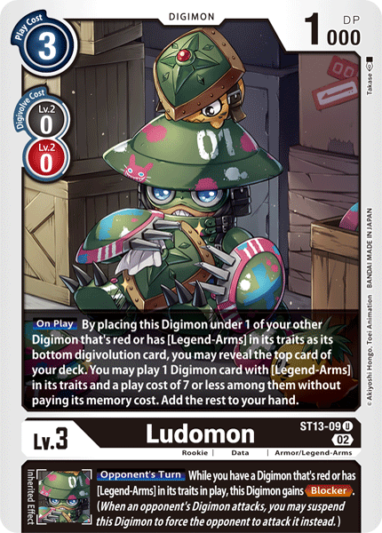 Ludomon, Starter Deck 13: Ragnaloardmon · ST13-09