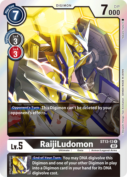 RaijiLudomon, Starter Deck 13: Ragnaloardmon · ST13-13