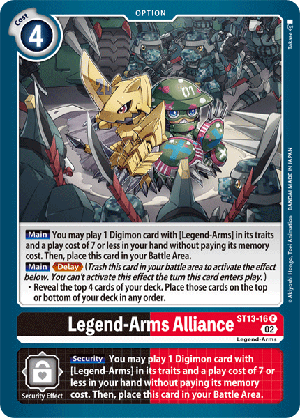 Legend-Arms Alliance, Starter Deck 13: Ragnaloardmon · ST13-16