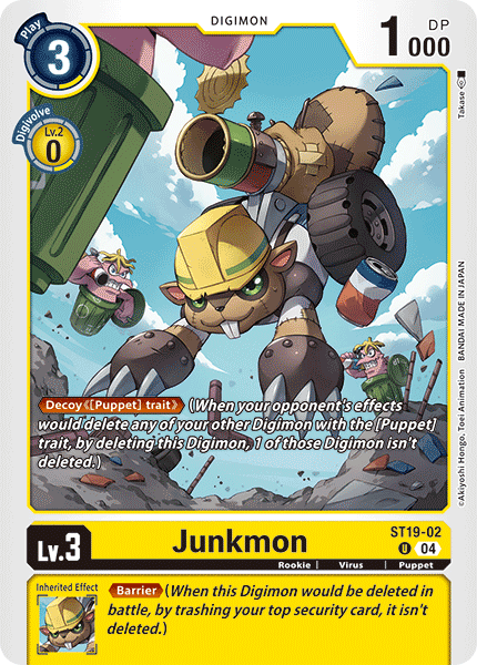 Junkmon, Starter Deck 19: Fable Waltz · ST19-02