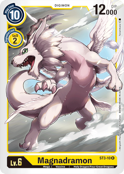 Magnadramon, Starter Deck 03: Heaven's Yellow · ST3-10