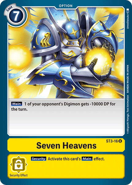 Seven Heavens, Starter Deck 03: Heaven's Yellow · ST3-16