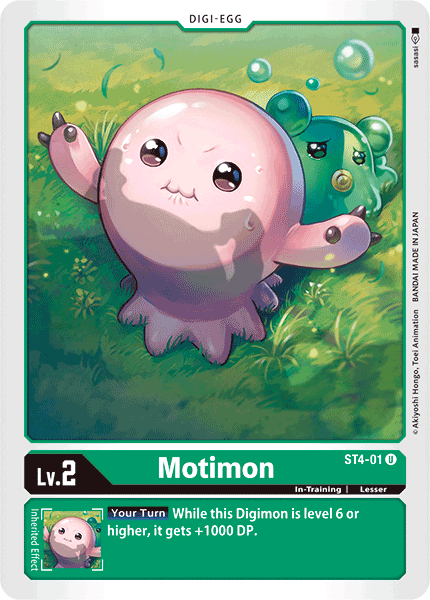 Motimon, Starter Deck 04: Giga Green · ST4-01