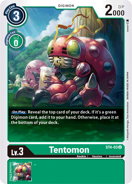 Tentomon, Starter Deck 04: Giga Green · ST4-03