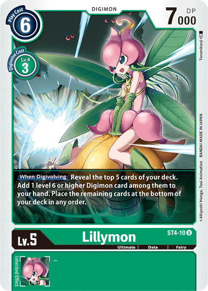 Lillymon, Starter Deck 04: Giga Green · ST4-10