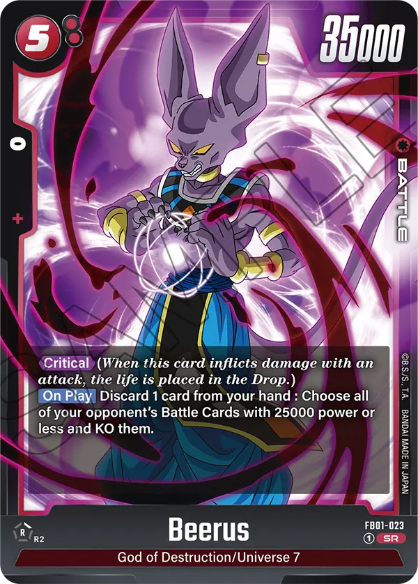 Beerus, Awakened Pulse · FB01-023
