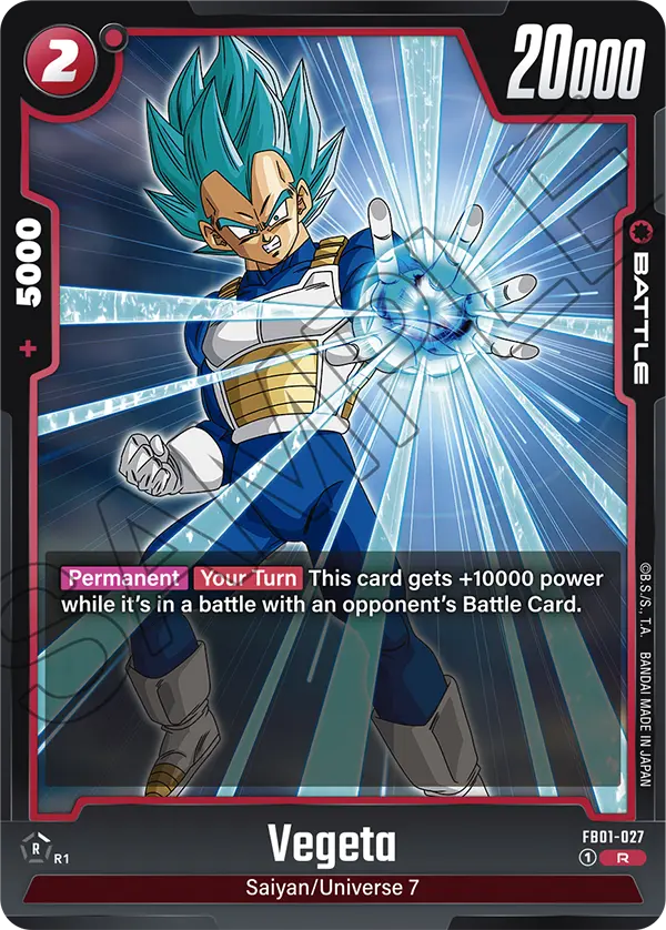 Vegeta, Awakened Pulse · FB01-027