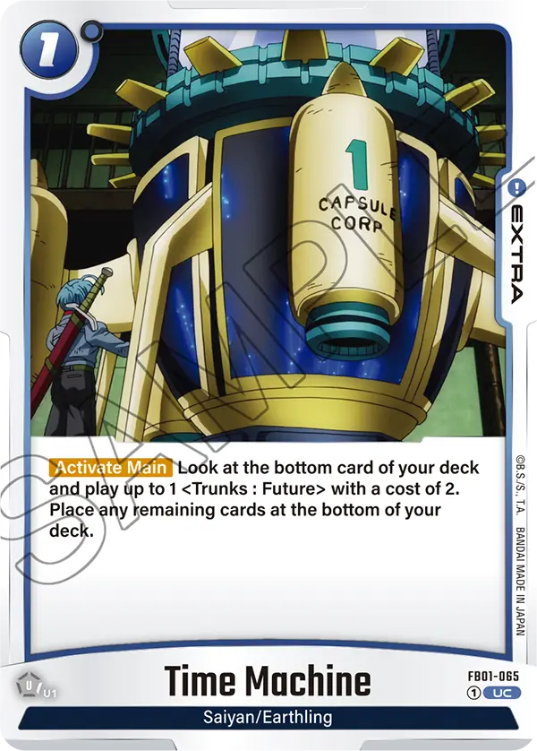 Time Machine, Awakened Pulse Pre-Release Cards · FB01-065