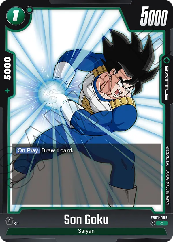Son Goku, Awakened Pulse Pre-Release Cards · FB01-085