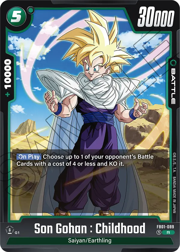 Son Gohan : Childhood, Awakened Pulse · FB01-089