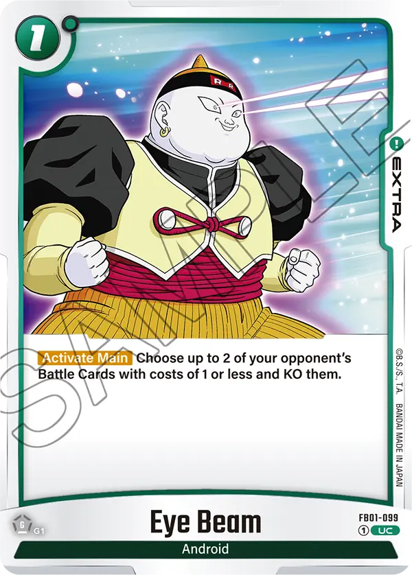 Eye Beam, Awakened Pulse Pre-Release Cards · FB01-099