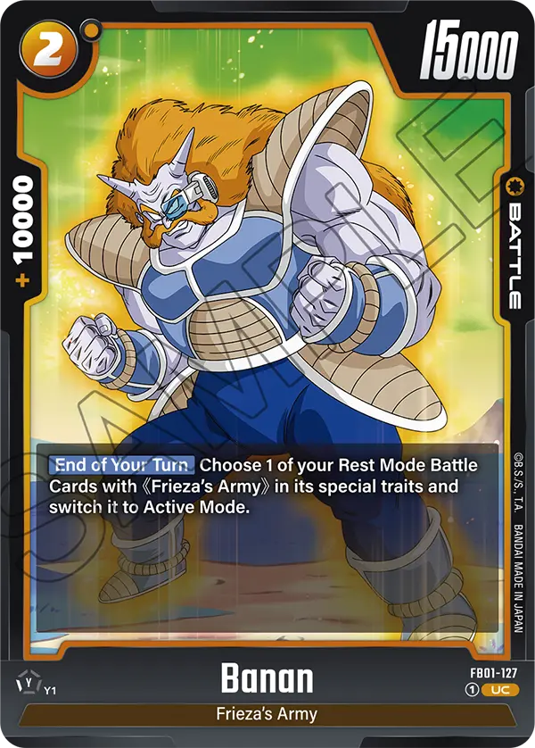 Banan, Awakened Pulse Pre-Release Cards · FB01-127