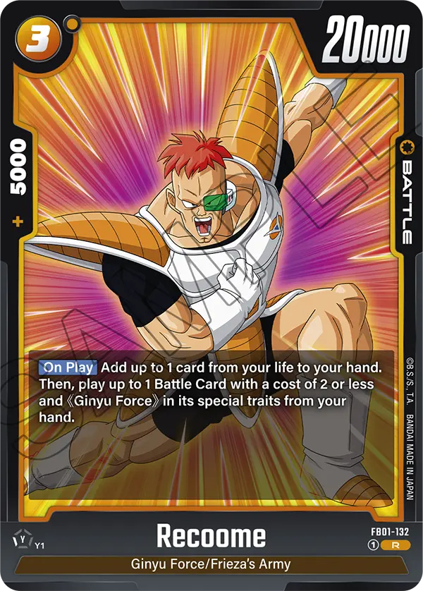 Recoome, Awakened Pulse · FB01-132