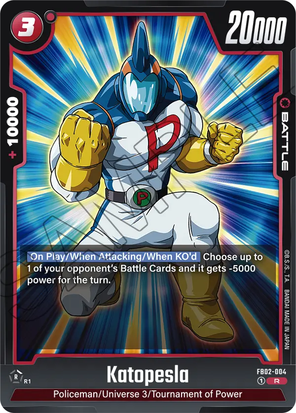 Katopesla, Blazing Aura · FB02-004