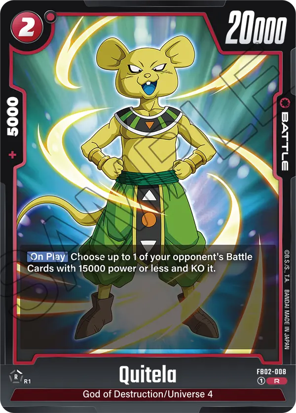 Quitela, Blazing Aura · FB02-008