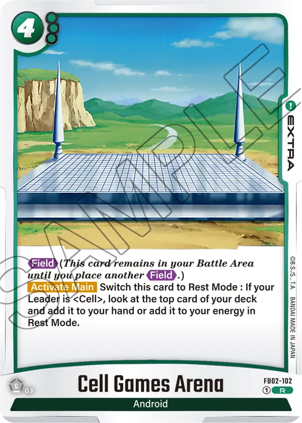 Cell Games Arena, Blazing Aura · FB02-102
