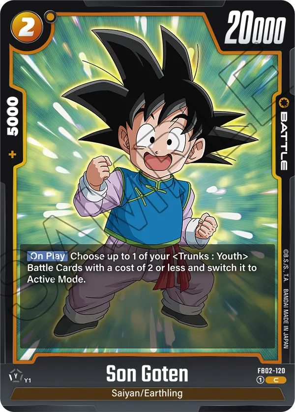 Son Goten, Blazing Aura · FB02-120