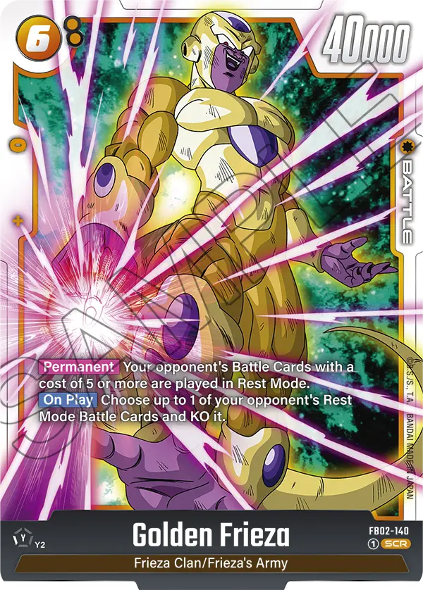 Golden Frieza, Blazing Aura · FB02-140