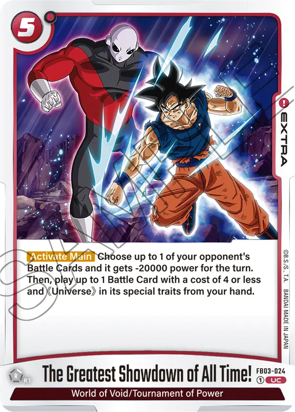 The Greatest Showdown of All Time!, Raging Roar · FB03-024