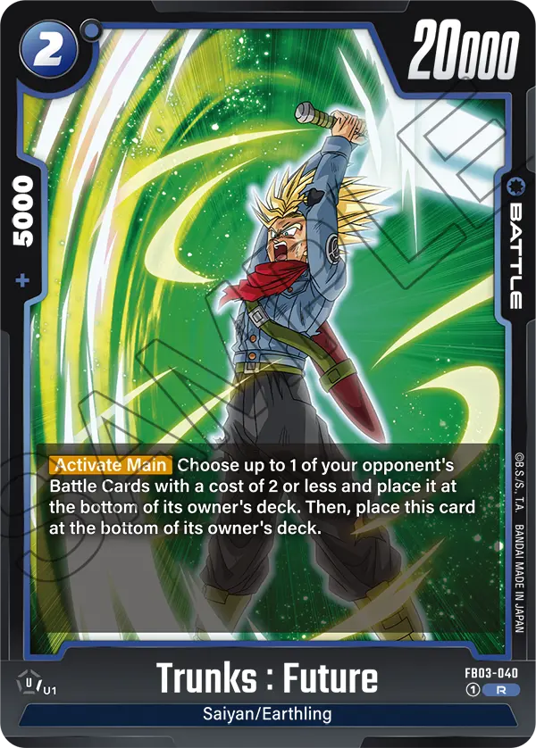 Trunks : Future, Raging Roar · FB03-040