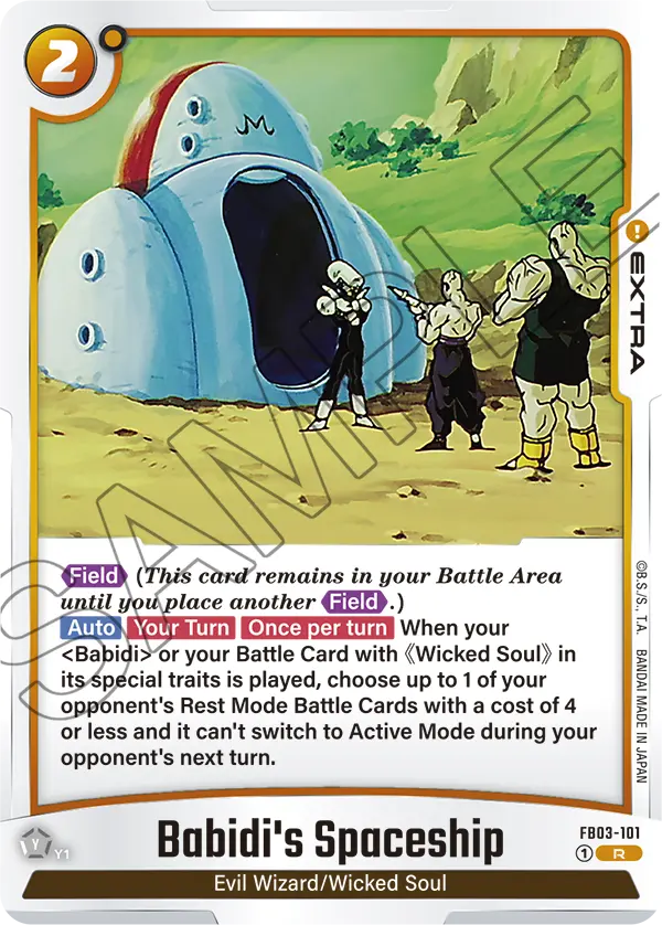 Babidi's Spaceship, Raging Roar · FB03-101