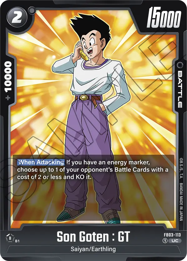 Son Goten : GT, Raging Roar · FB03-113