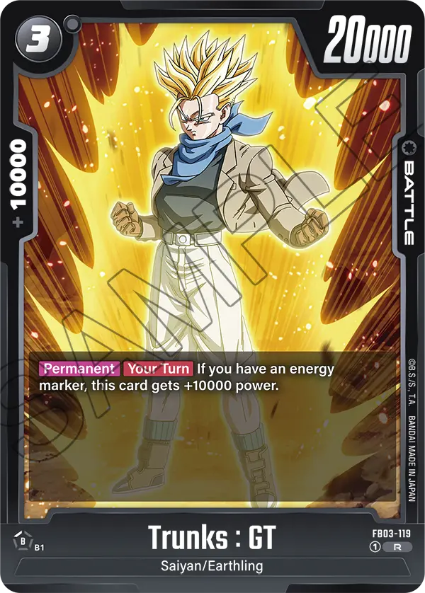 Trunks : GT, Tournament and Championship Promos · FB03-119