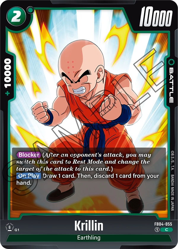 Krillin, Ultra Limit Release Event Cards · FB04-055