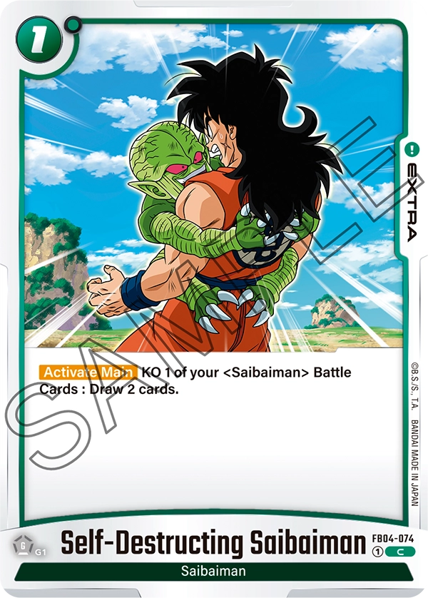 Self-Destructing Saibaiman, Ultra Limit Release Event Cards · FB04-074