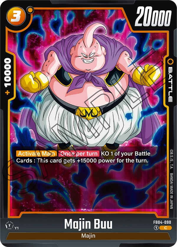 Majin Buu, Ultra Limit Release Event Cards · FB04-090
