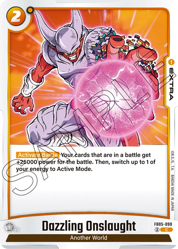 Dazzling Onslaught, New Adventure Release Event Cards · FB05-090