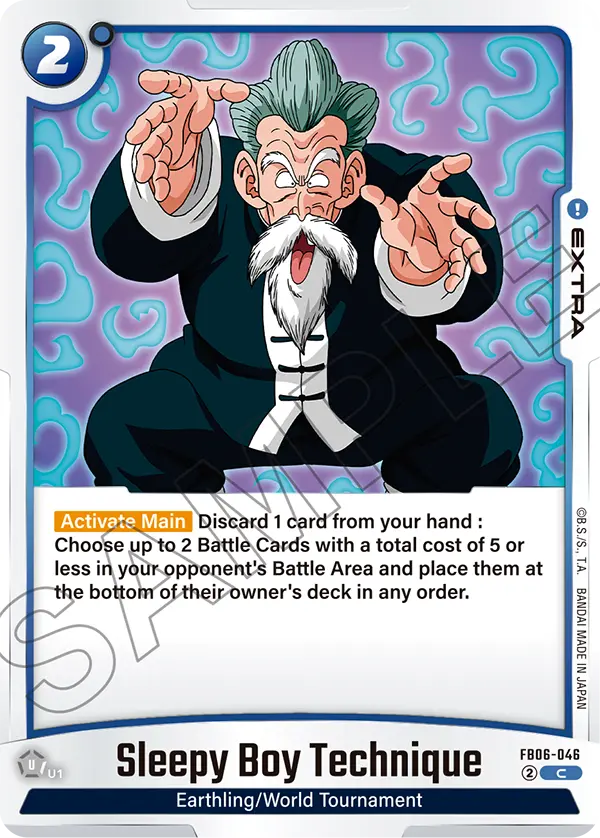 Sleepy Boy Technique, Rivals Clash Release Event Cards · FB06-046