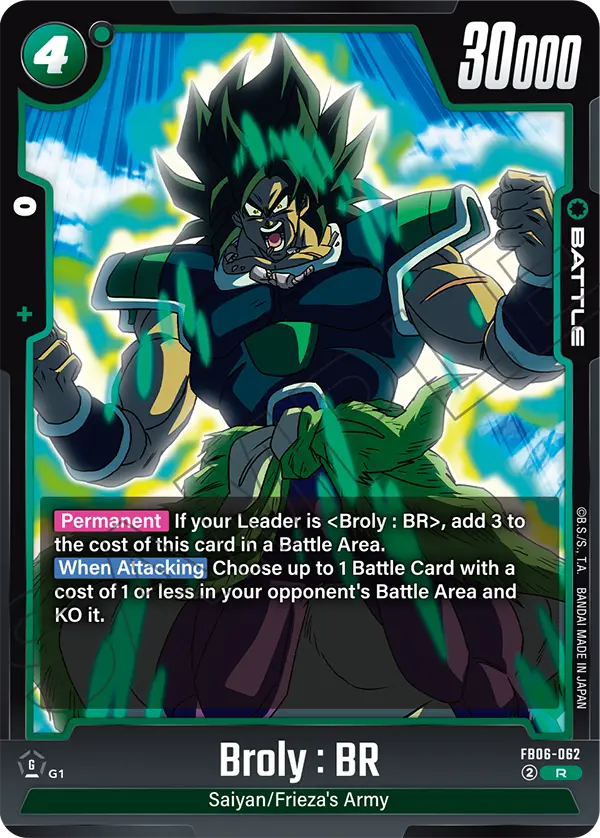 Broly : BR, Rivals Clash · FB06-062