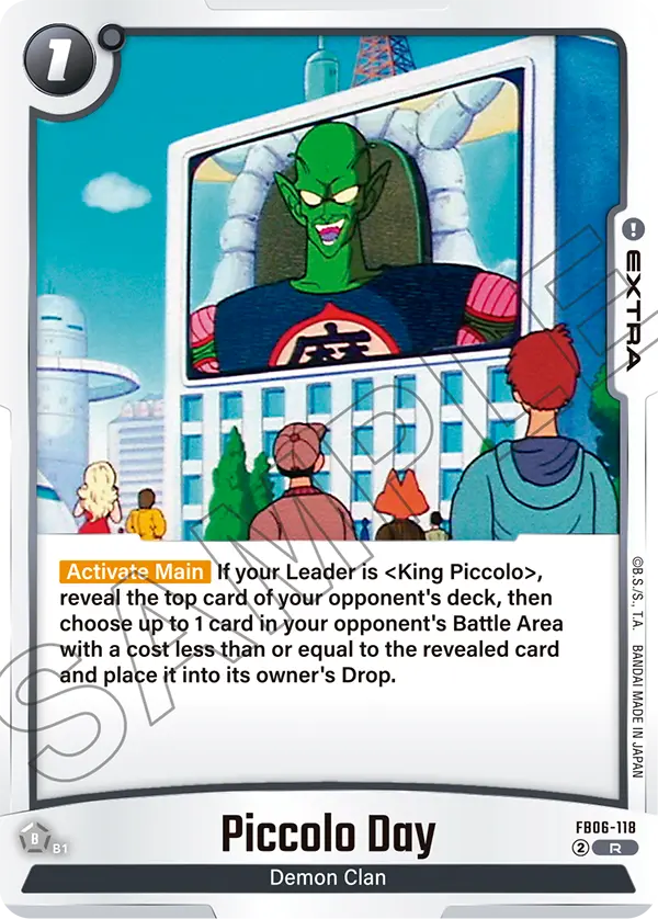 Piccolo Day, Rivals Clash · FB06-118