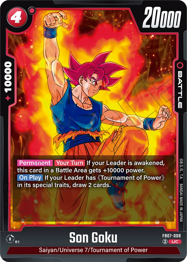 Son Goku, Wish For Shenron Release Event Cards · FB07-008
