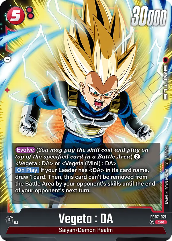 Vegeta : DA, Wish For Shenron · FB07-021
