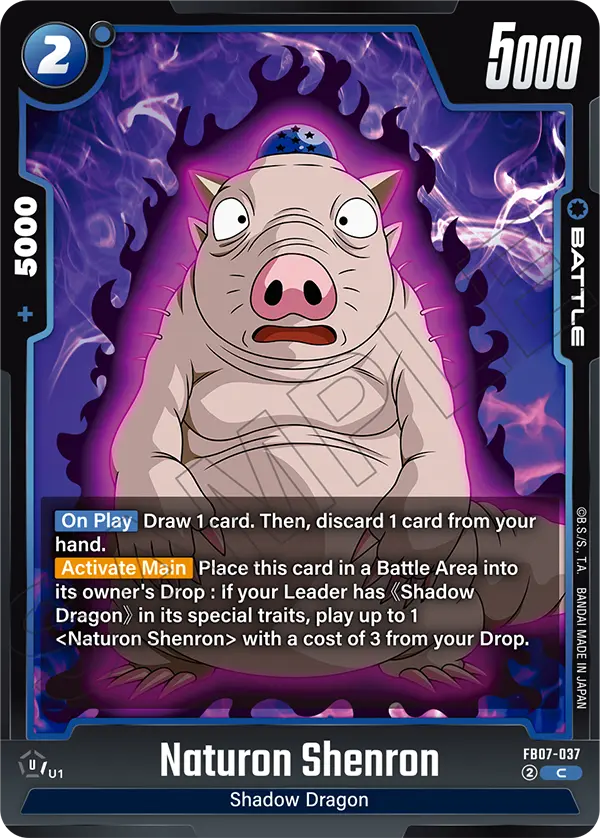 Naturon Shenron, Wish For Shenron Release Event Cards · FB07-037