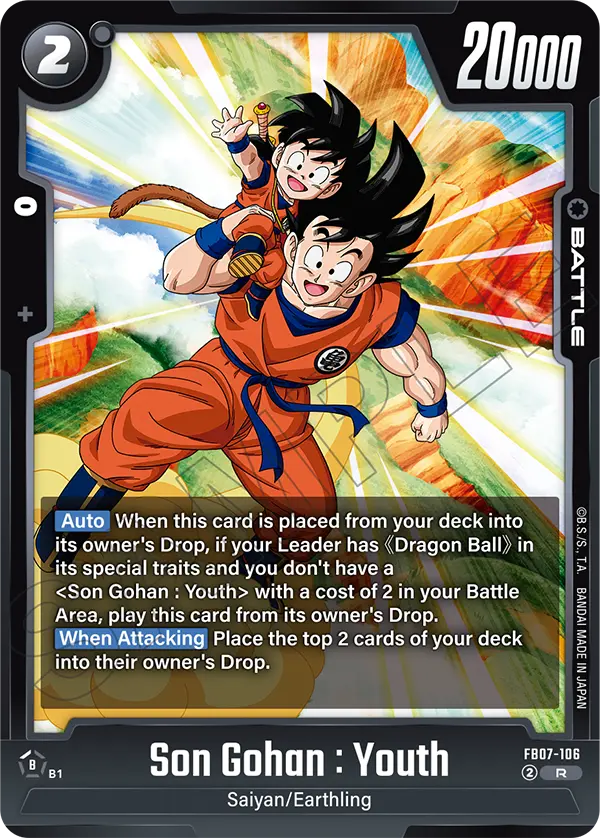 Son Gohan : Youth, Wish For Shenron · FB07-106