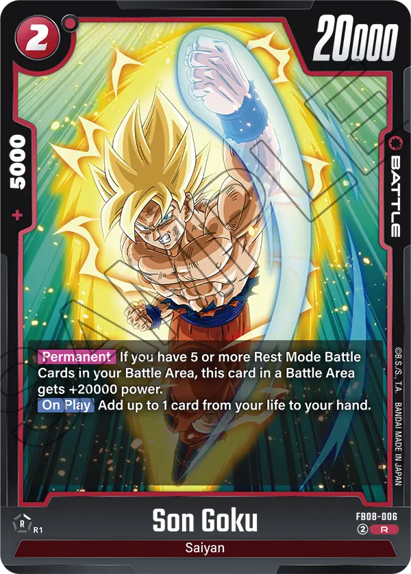 Son Goku, Saiyan's Pride · FB08-006