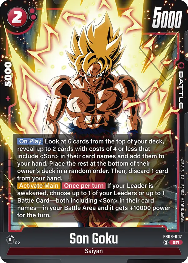 Son Goku, Saiyan's Pride · FB08-007