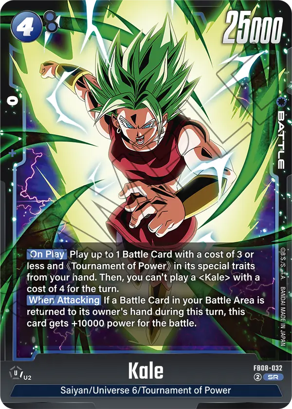 Kale, Saiyan's Pride · FB08-032