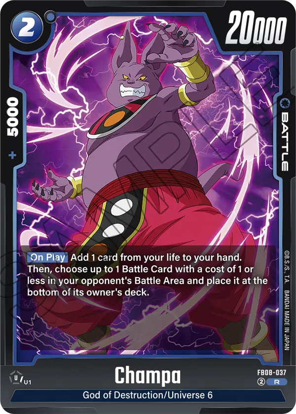 Champa, Saiyan's Pride · FB08-037