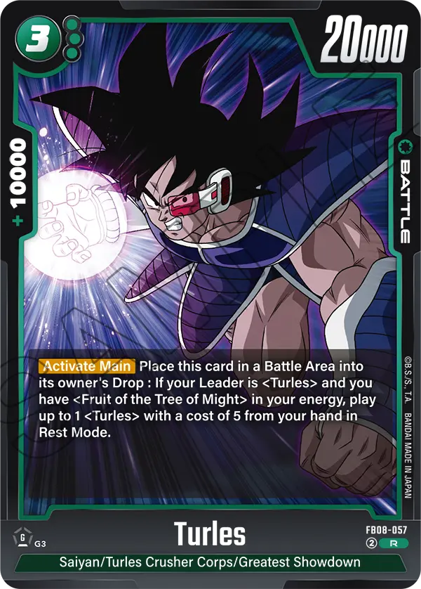 Turles, Saiyan's Pride · FB08-057